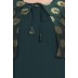 Sleeveless long Dress with a short fancy Jacket -Dark Green Sleeveless long Dress with a short fancy Jacket -Dark Green